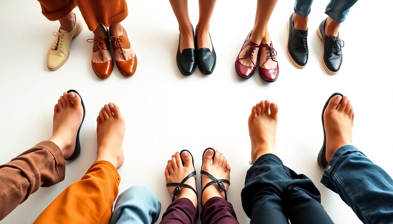 Sell feet pics with artistic foot photography showcasing diverse styles and textures.