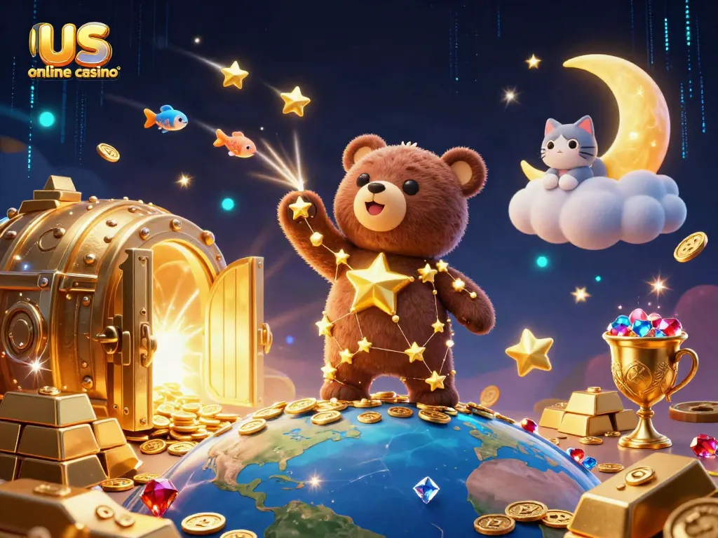 Play in the vibrant us online casino universe with a constellation bear and dynamic casino treasures.