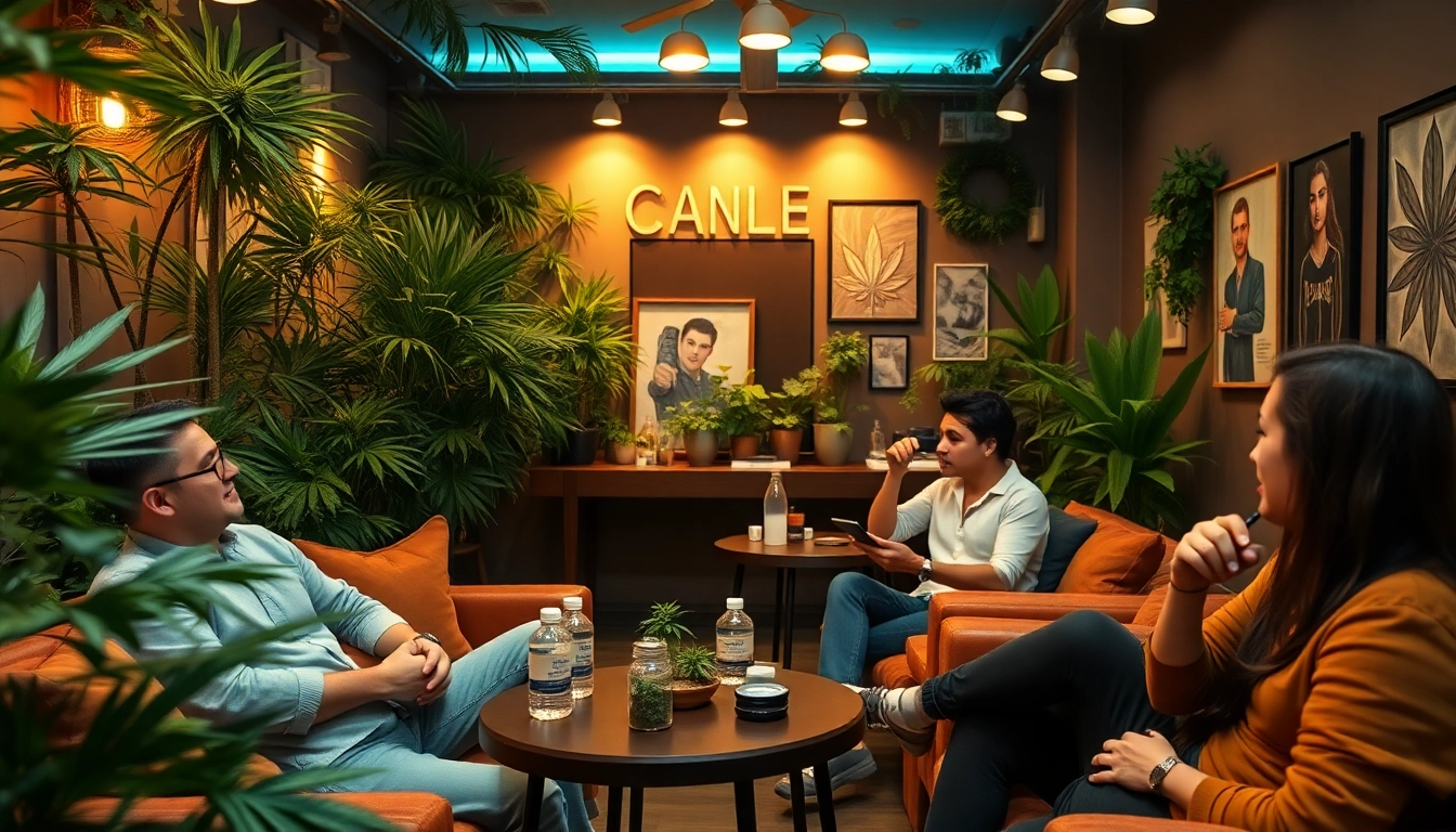 Disfrutando de la experiencia en el Cannabis Club Lloret De Mar con un ambiente relajante y acogedor.