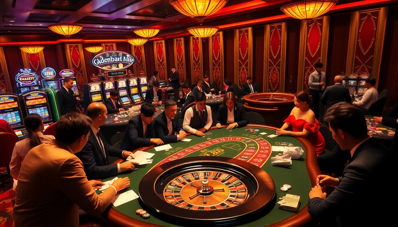 Engaging players at NHÀ CÁI B8's luxurious poker table showcasing high-stakes excitement.